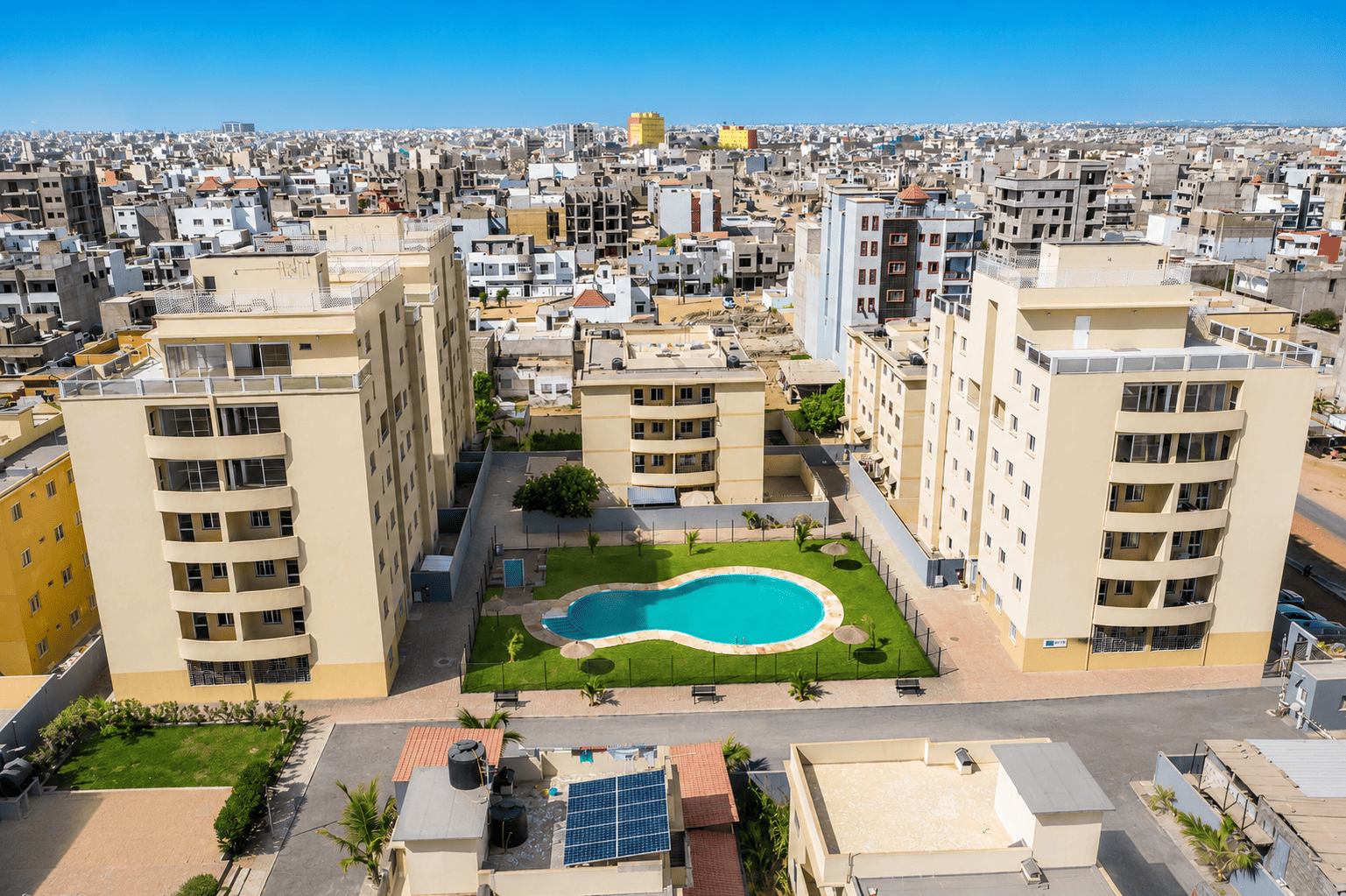 Appartement moderne avec piscine à Dakar centre